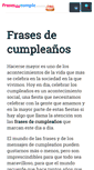 Mobile Screenshot of frasesdecumple.com